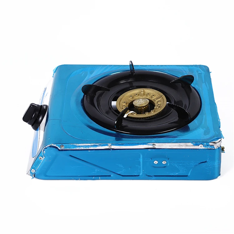 gas stove with toughened glass top