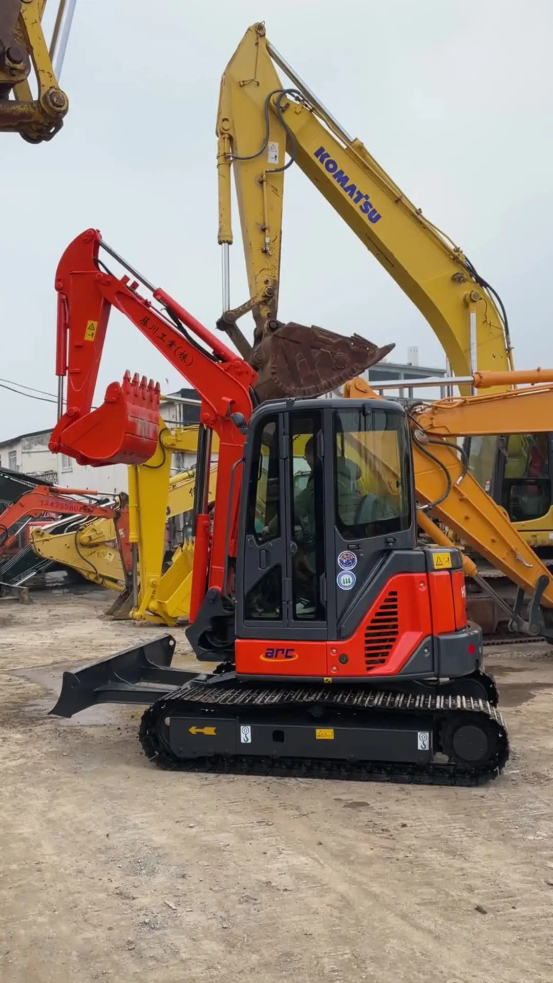 Used Hitachi Zaxis 50 Mini Excavator 5T ZX50U - Reliable Crawler