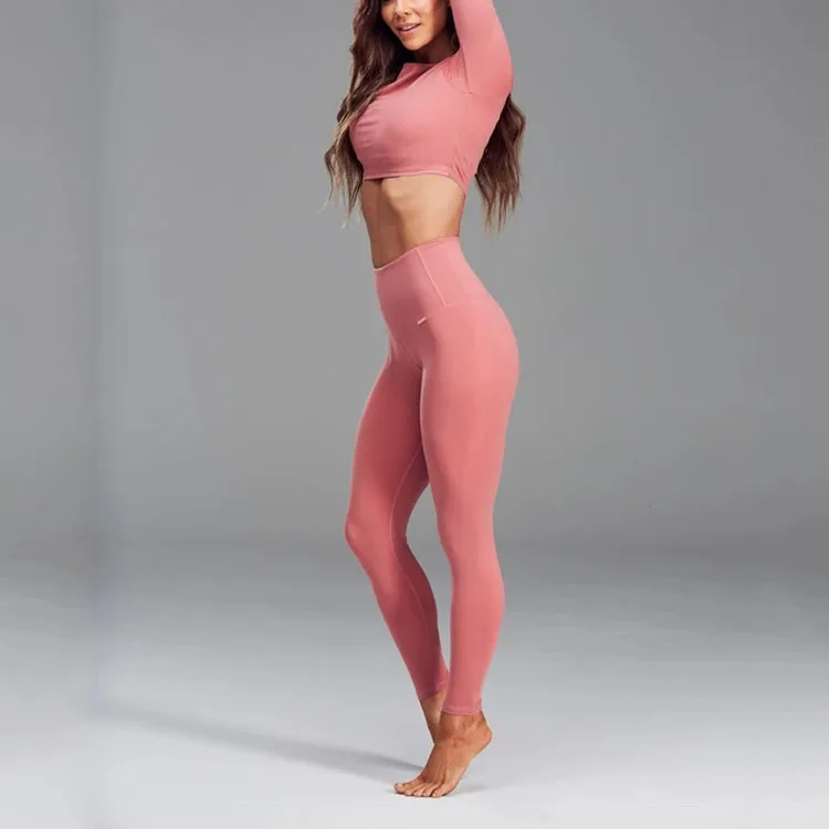 Mexican in gray tights, pink top