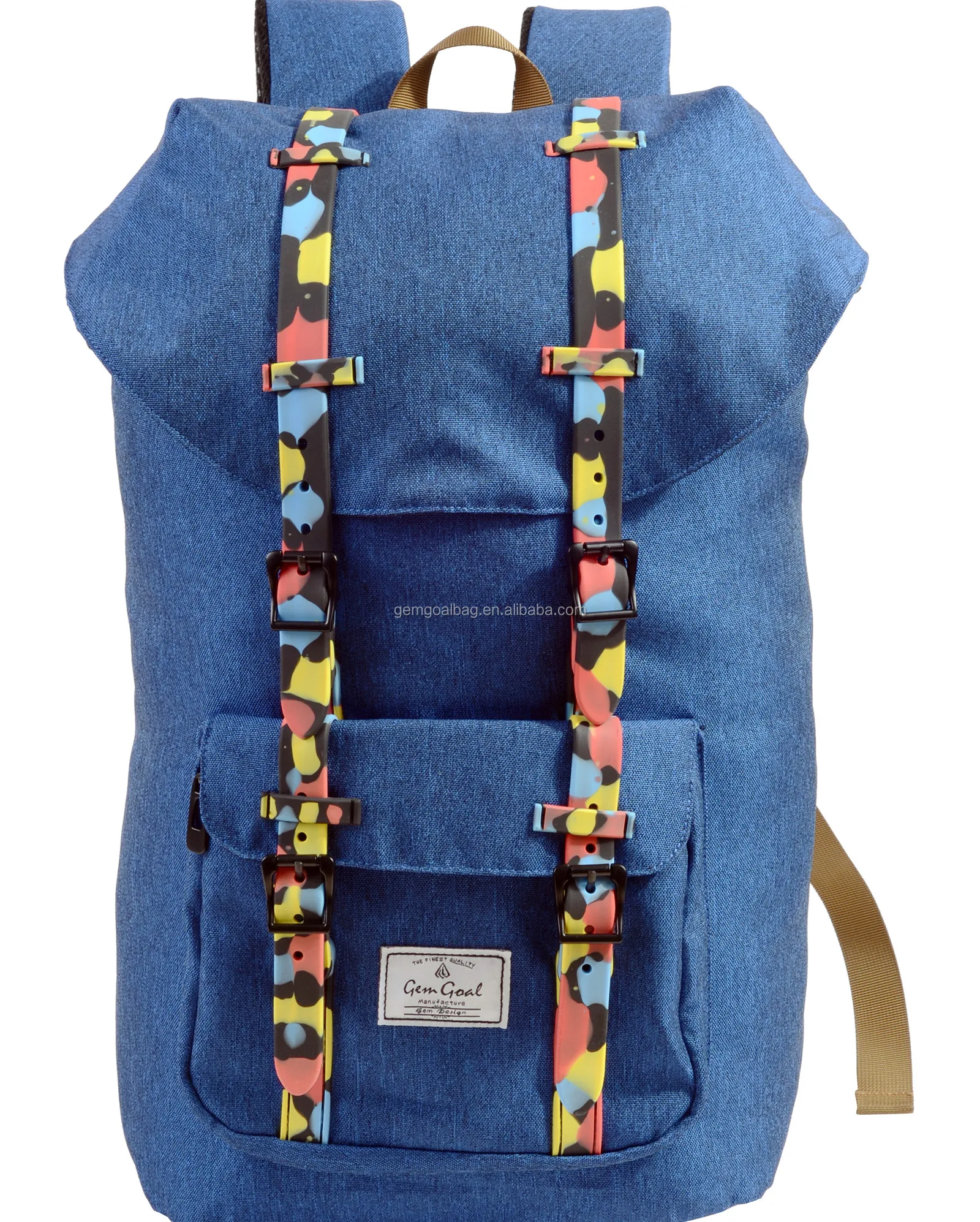 热卖bagpack 山背包户外探险旅行防水登山背包前面两个硅胶表带 - buy