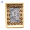 Wholesale Rustic Desktop One-sided Glass Picture Photo Pinewood Frame for Home Deco