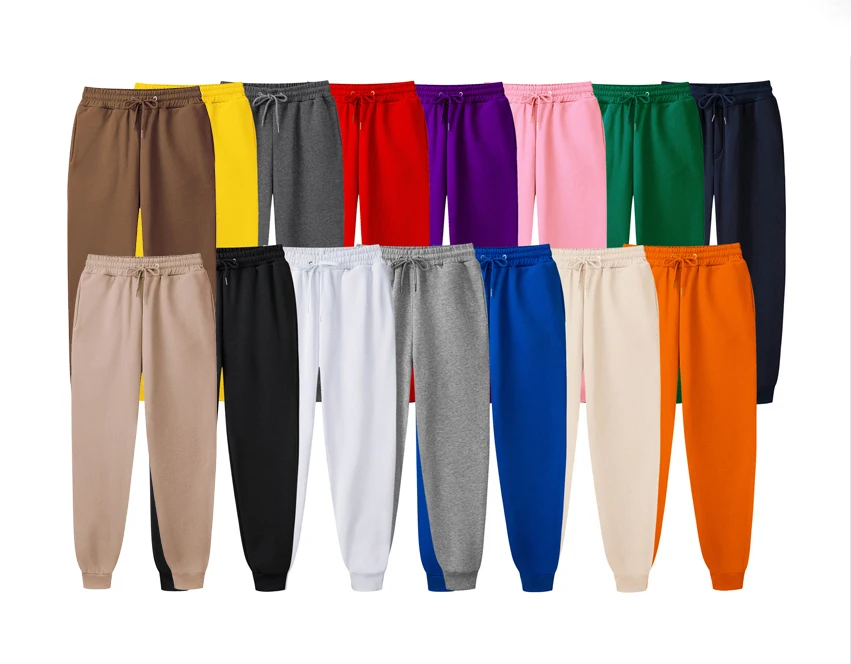 wholesale 100%polyester men sweatpants custom jogger