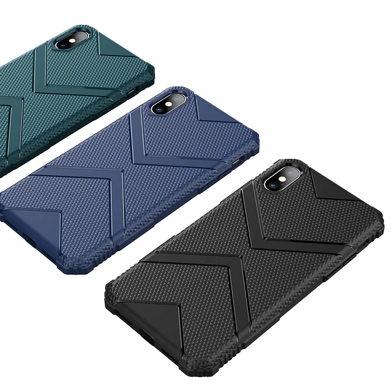 Hard TPU Phone Cover For iPhone 11 Case Exclusive Design Full Protect Anti-drop For Apple iPhone XR Black Cellphone Case