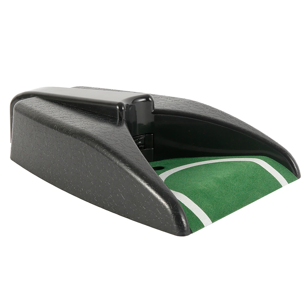 Black Golf Ball Auto Putt/putting Returners For Indoor Outdoor Yard