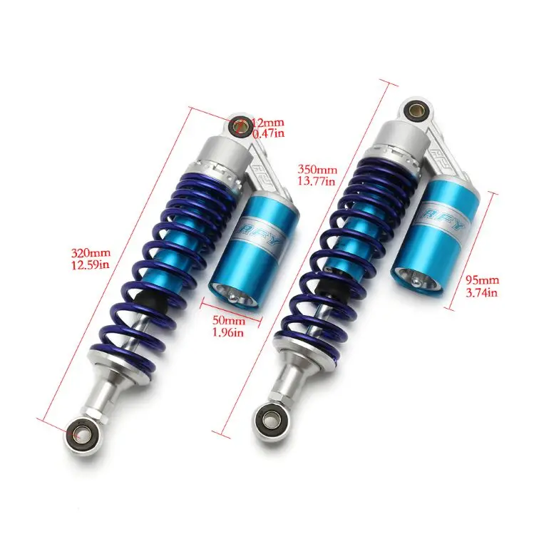 RFY 7mm spring 320mm motorcycle Rear shock absorber For Honda CB400 SF  CB400 VTEC Yamaha XS400 Kawasaki Suzuki