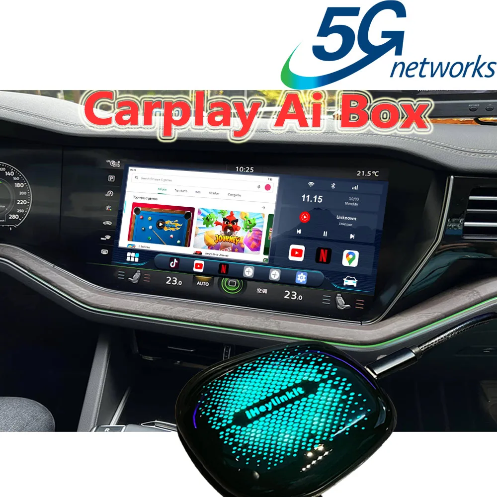 New Generation 5G Carplay Ai Box - Android 14, Snapdragon SDM 4490