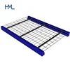 Industrial welded warehouse storage waterfall rigid metal steel pallet rack flare wire mesh decking manufacturers