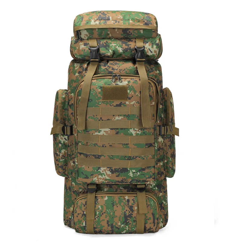 70L 80L Camping Hiking Tactical Backpack Molle Rucksack Waterproof Traveling Daypack for Trekking Hunting manufacture