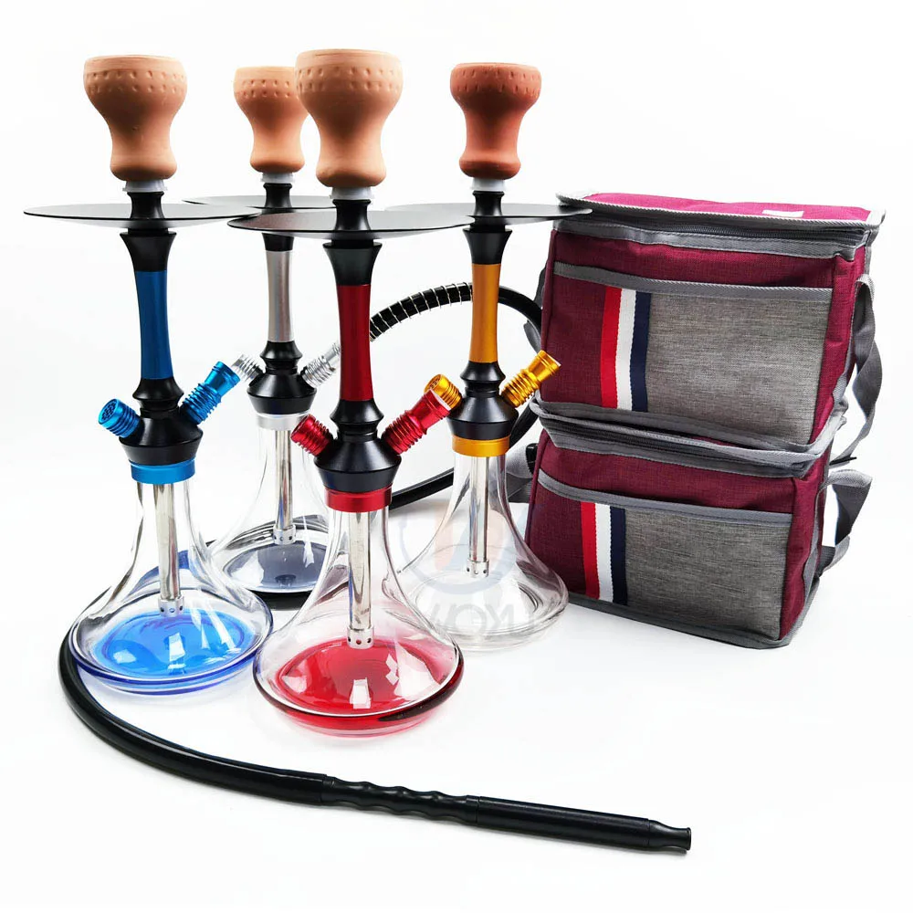 Woyu Hookah Sheesha Glass Waterpipe Travel Shisha Portable Hookah With