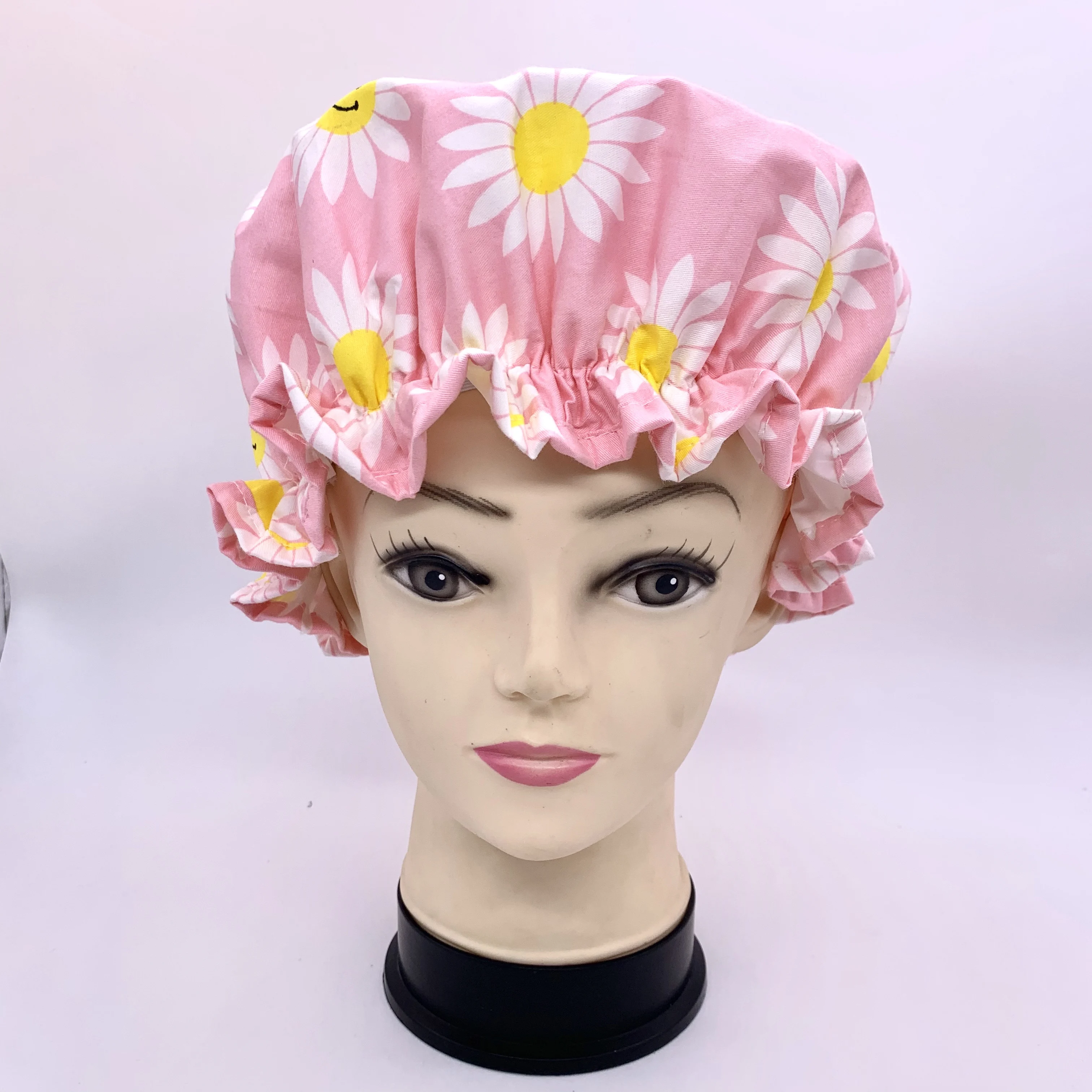 fabric shower cap