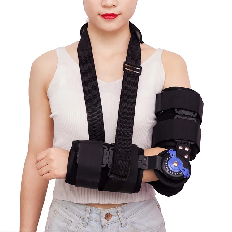 Medical Hinged Rom Elbow Brace With Sling,Stabilizer Splint Arm Injury ...