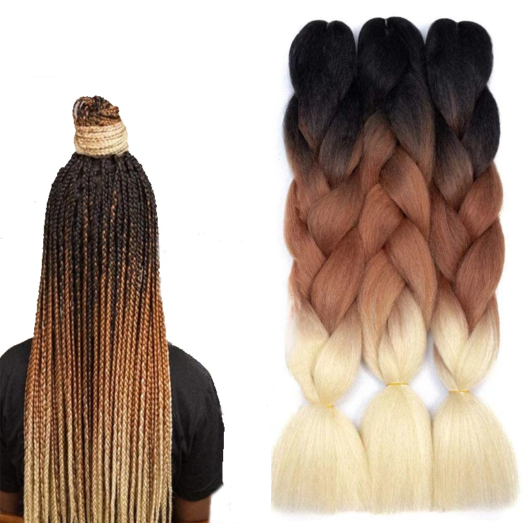 

pre tretched braiding hair braiding hair 100g jumbo braiding hair whole ombre braiding hair blue braids,10 Pieces, Per color two tone three tone color more than 55 color aviable