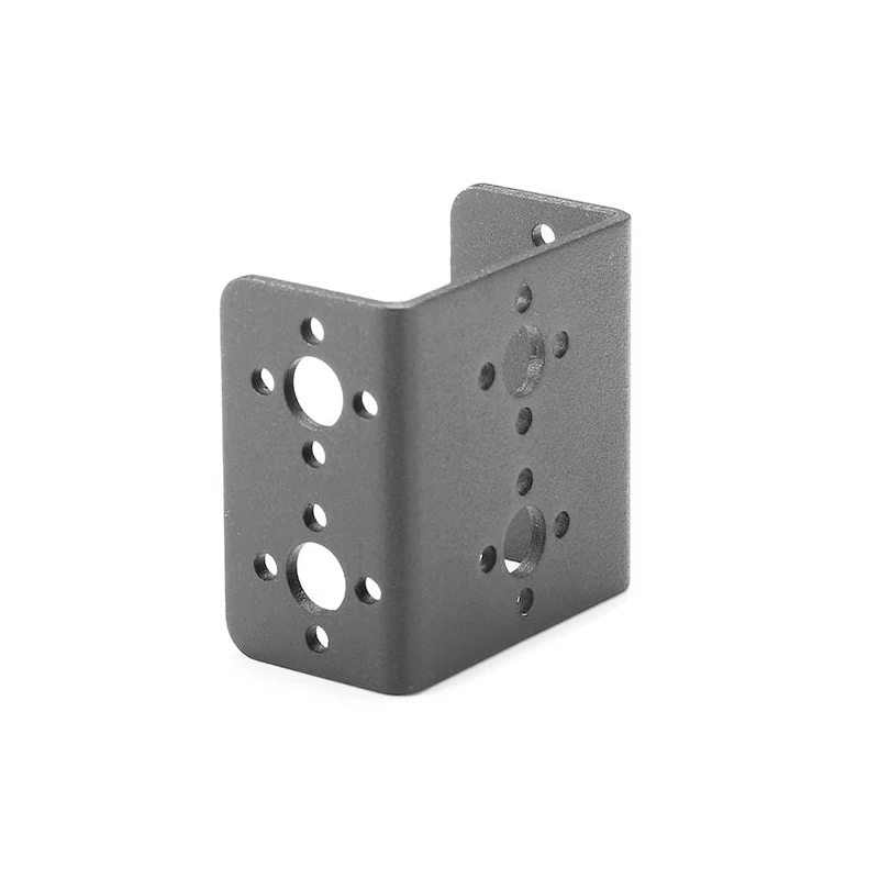 Custommade Wearresistant Powder Coated Black Steel Small Metal U