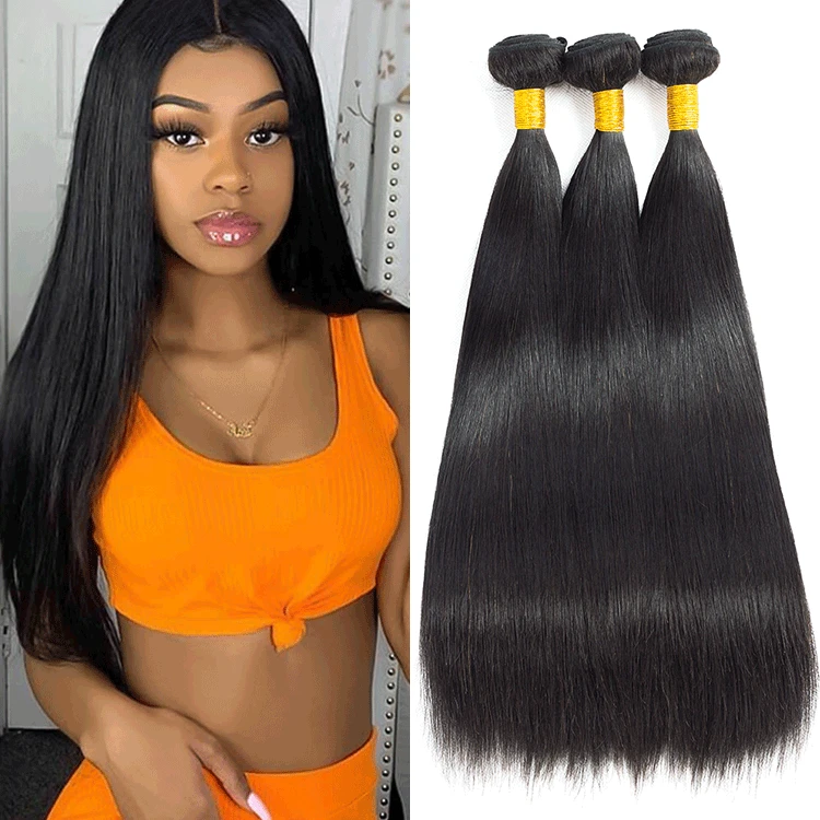 Nature Black Hair Weft Extension 100 Human Remy Brazilian Hair Stw 