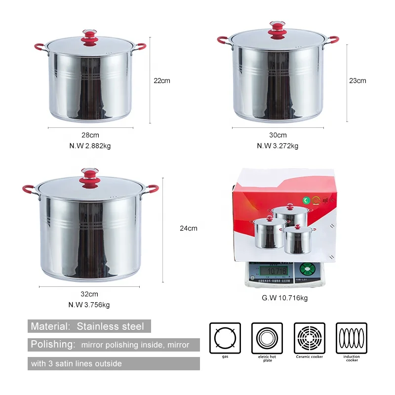 6pcs Cookware Sets Stainless Steel Kitchen King Cookware Set Buy