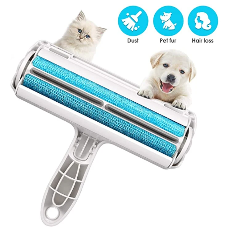 Wholesale Useful 2-way Pet Hair Remover Roller Removing Dog Cat Hair Brush  From Furniture Self-cleaning Lint Pet Hair Remover - Buy Wholesale Cheap  Washable Lint Roller Set Pet Cat Dog Hair Cleaning