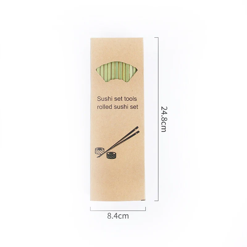 High quality Healthy Handmade Bamboo Sushi Tool Sushi Mat With Fancy Bag Professional Maker Sushi Kit
