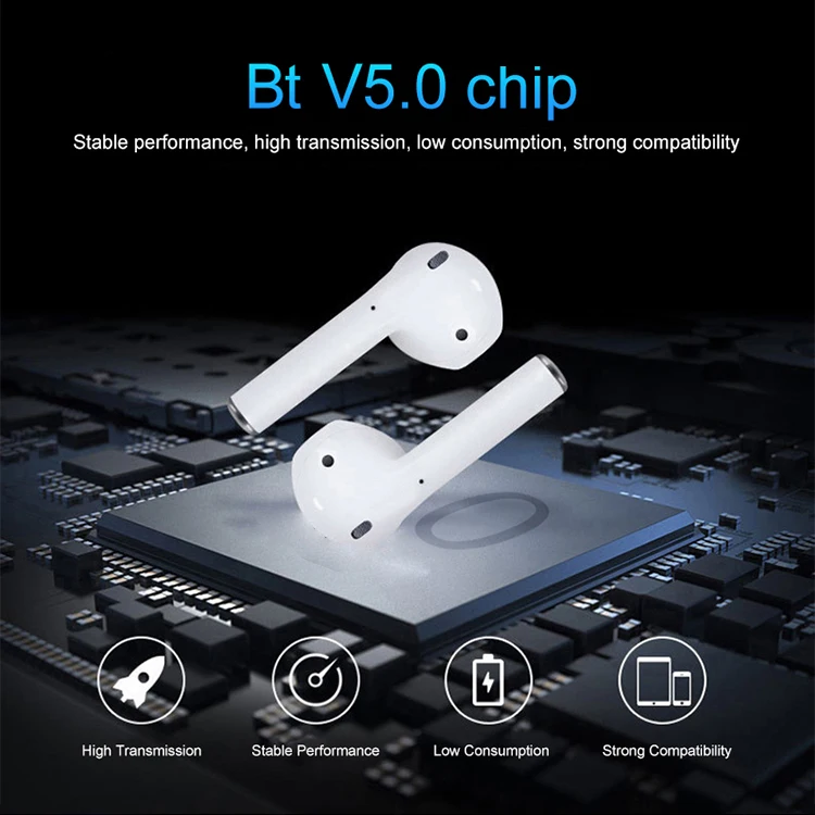 New products tws i12 wireless Earphones I12-tws headphone with charging box In Ear Use for Mobile Phone