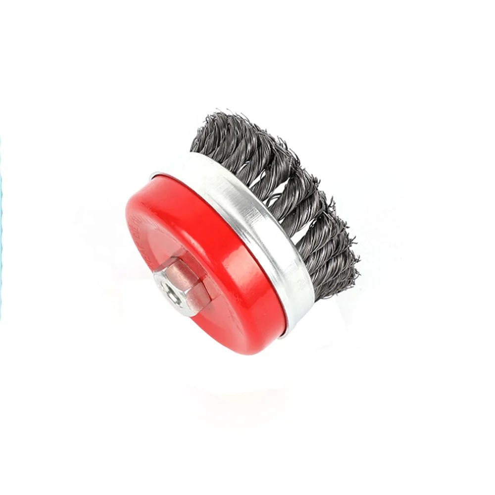 Wire cup brushes, Knotted Cup Brush Steel Wire Brush For Angle Grinder from PEXCRAFT