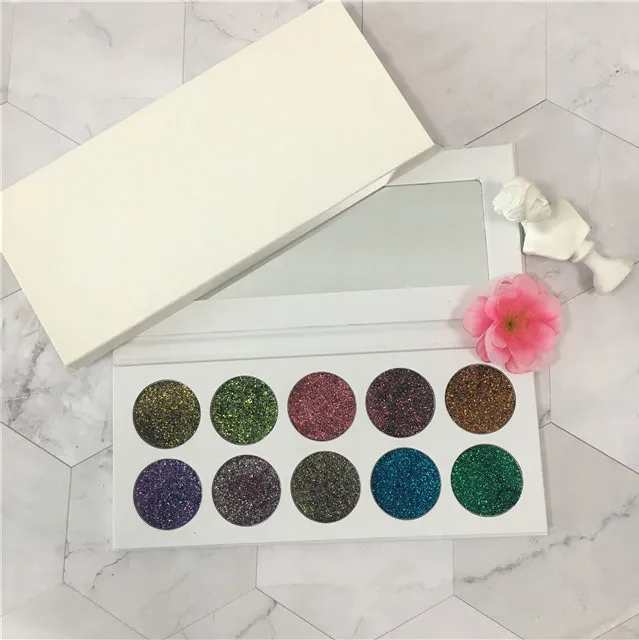 most popular glitter pallette eyeshadow palette 10 colourful