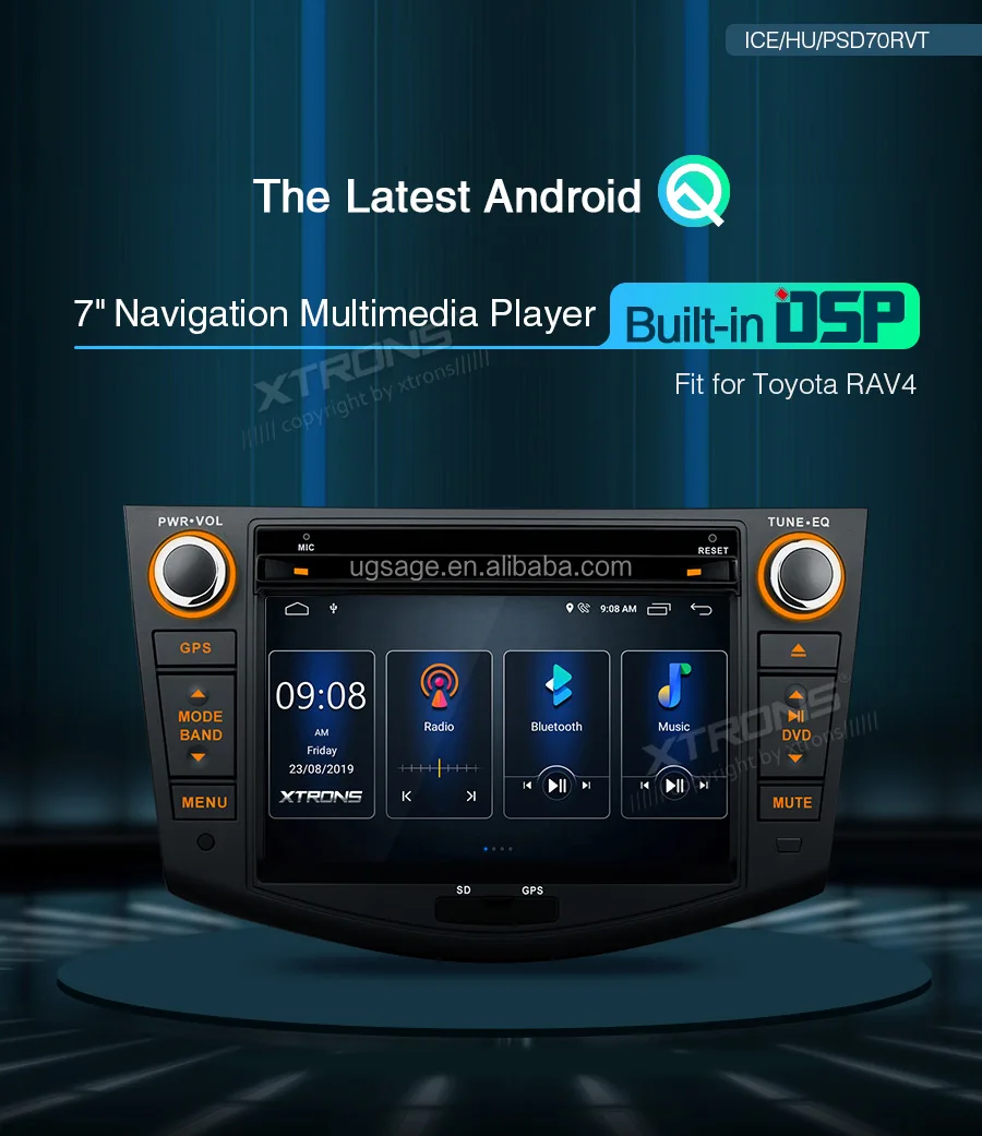 Xtrons 7 2 Dinアンドロイドbluetoothカーラジオdvdオーディオtoyota Rav4 Buy カーオーディオシステム 車のアンドロイド Dvd Rav4 Android の Bluetooth ラジオ Product On Alibaba Com