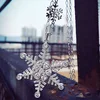 Fashion Korean Snowflake Sweater Chain Long Fall Winter Fringe Wild Crystal Sweater Chain Clothes Accessories Necklace