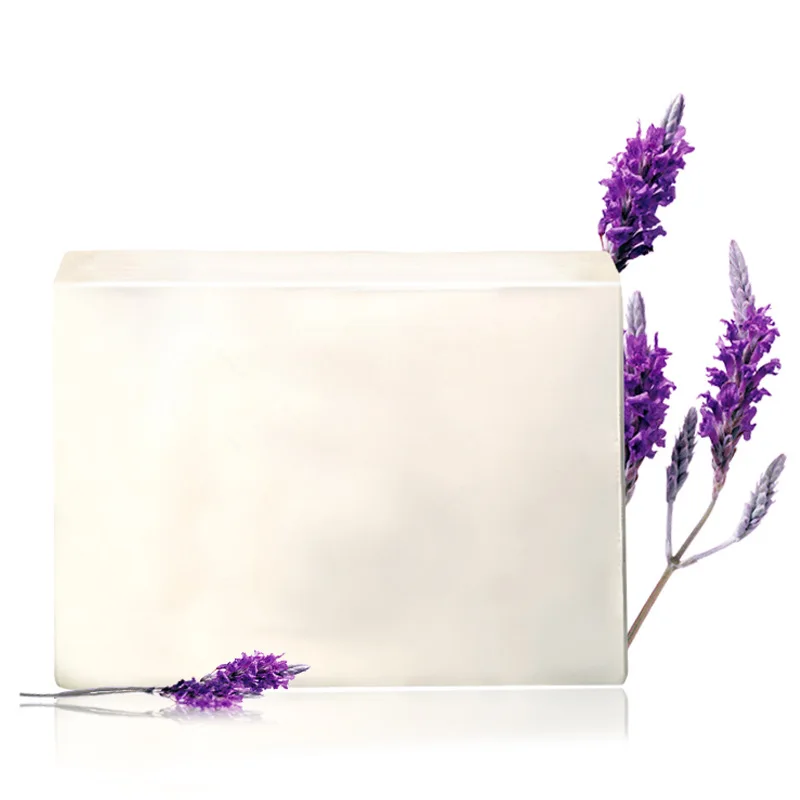 
Lavender traces handmade essential oil soap handmade soap essential oil soap OEM processing 