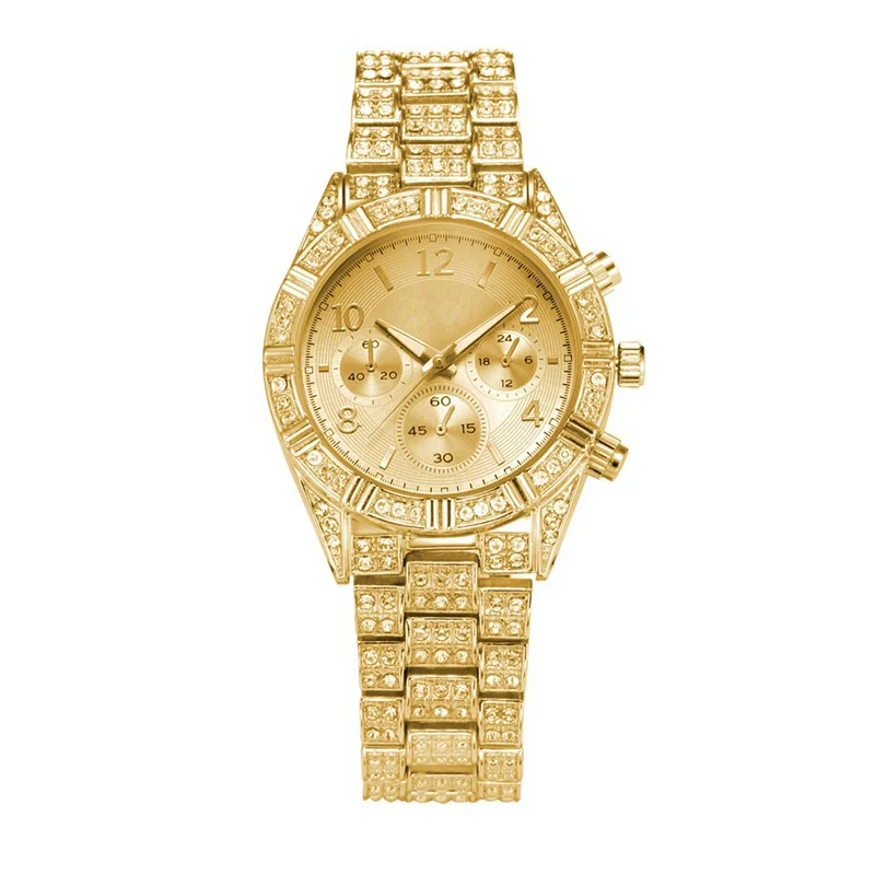 Wholesale custom logo stone watch women diamond watches wristwatch fashion luxury quartz women watch