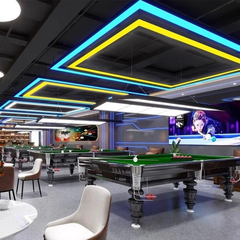 product billiard room atmosphere led strip light iron art seamless splicing gym office customizable 3 year warranty cri 90 6500k-5
