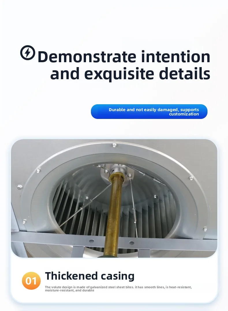 Centrifugal Blower, 220V, 380V, 400mm - detail 14