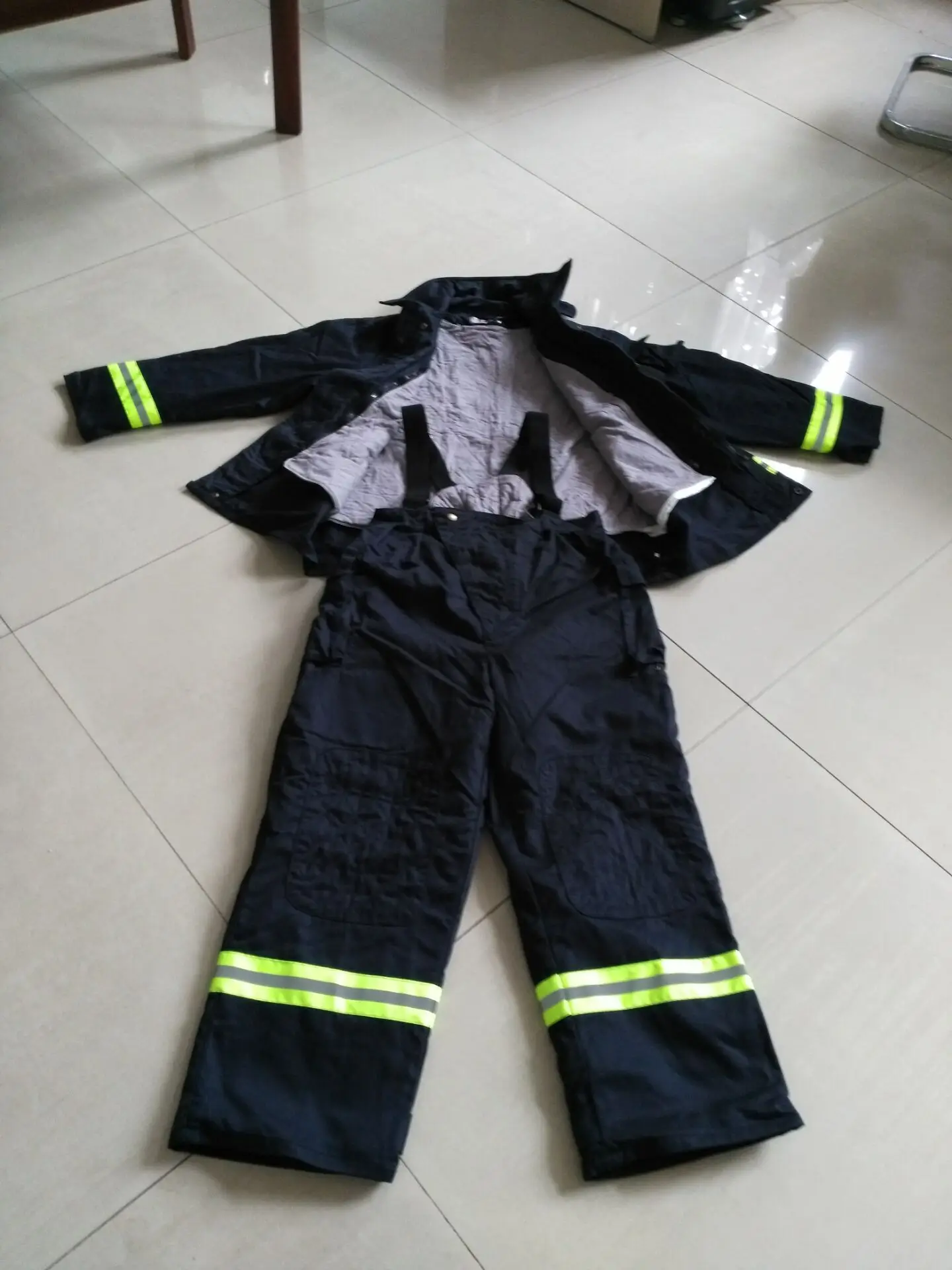 Firefighter Uniforms Fire Resistant Clothing For Fireman Ce En469 4 Layers Fireman Uniform Fire