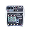 China Wholesale Household Audio Console 4 Potensio Music Mixer With Sound Effects