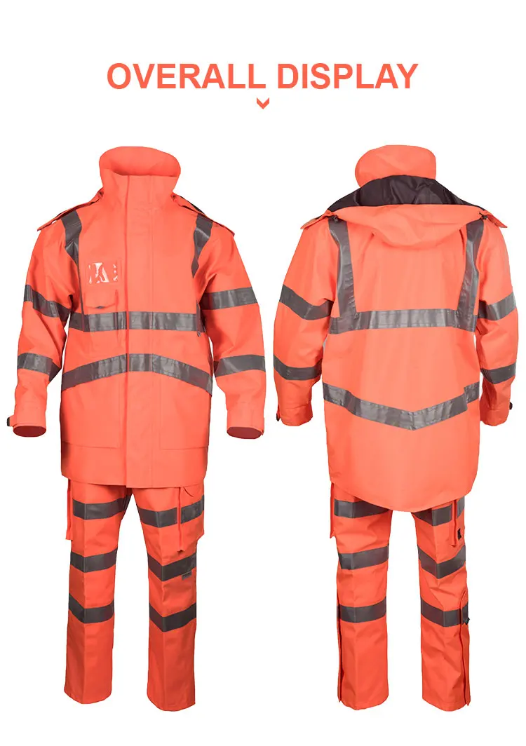 Oem Water Resistant Protective Workwear High Visibility Reflective