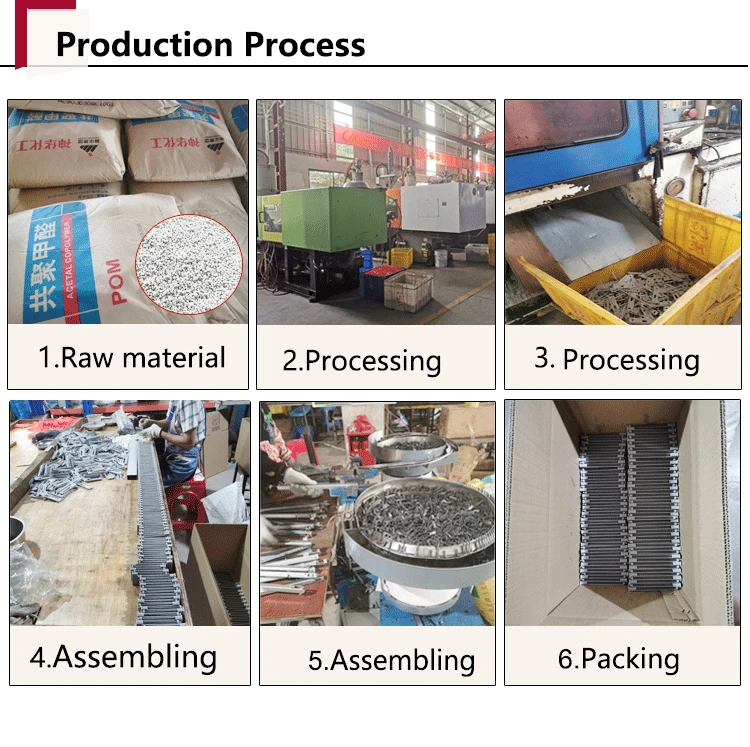 Industrial Plastic Fittings For Furniture Telescopic Drawer Slide Push To Open Damper Buffer