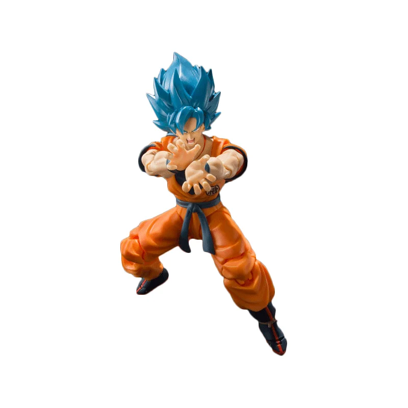 Anime Super Saiyan Blue Hair Wd Movable Goku Action Figure Pvc Collection Model Toy For Ts 0559