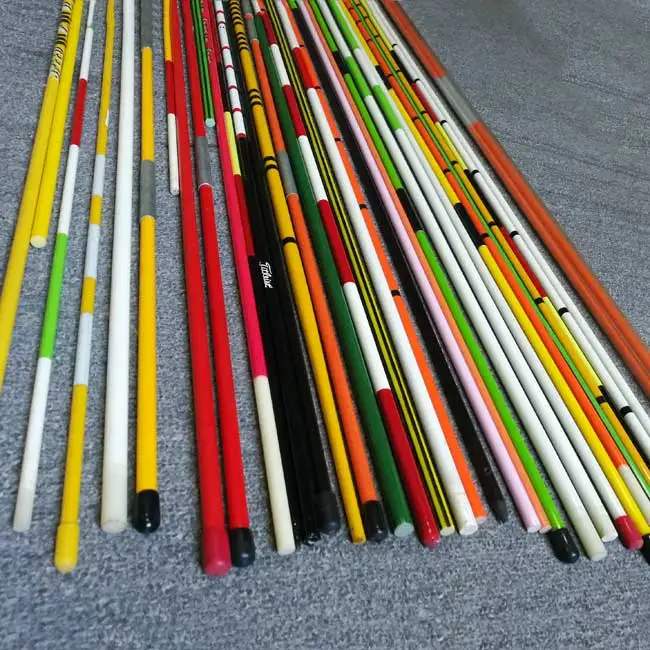 Custom Fiberglass Plastic Golf Alignment Stick Golf Pole - Buy ...