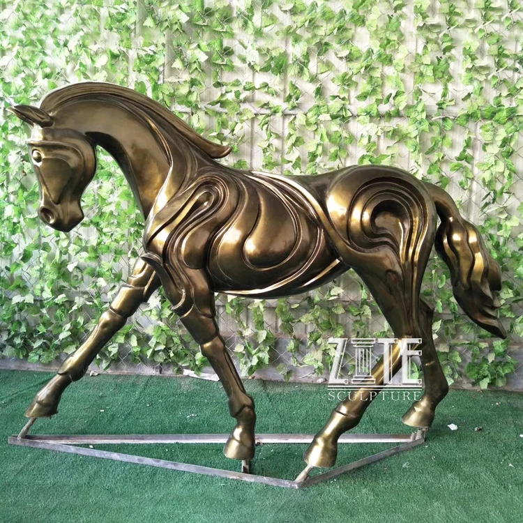 High Quality Animal Sculpture Life Size Resin Horse Statue For Sale