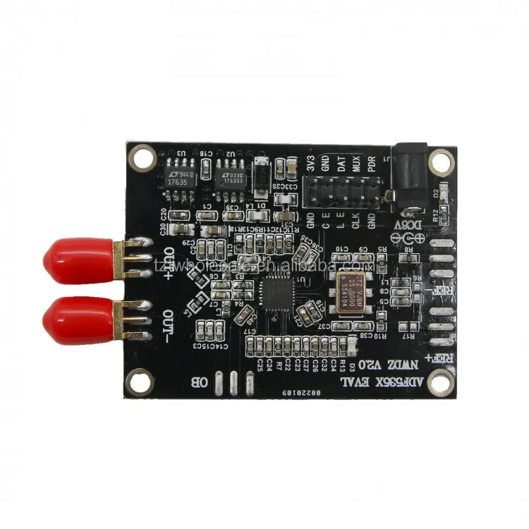 ADF5355 Development Board 54M-13.6G High Frequency Phase Locked Loop High Accurate Vibration Stable VCO RF Output Electric for Wireless Infrastructure ADF5355 Development Board 54M-13.6G High Frequency Phase Locked Loop High Accurate Vibration Stable VCO RF Output Electric for Wireless Infrastructure