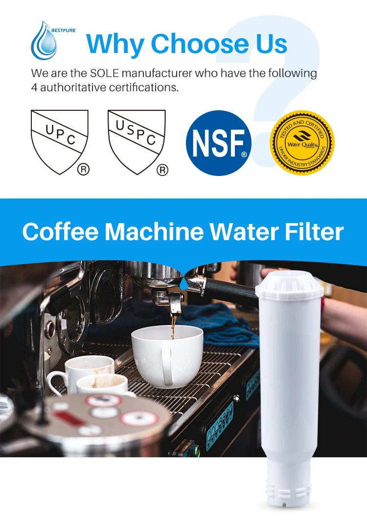 Replacement Water Purifier Filter Cartridge Replacement Autocoffee