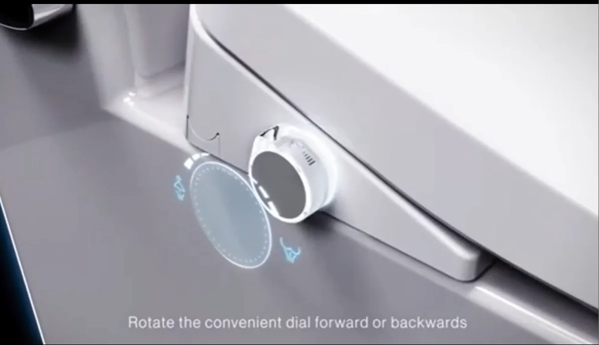 Small Bathroom Toilet Heated Toilet Seat Battery Operated Auto Wash