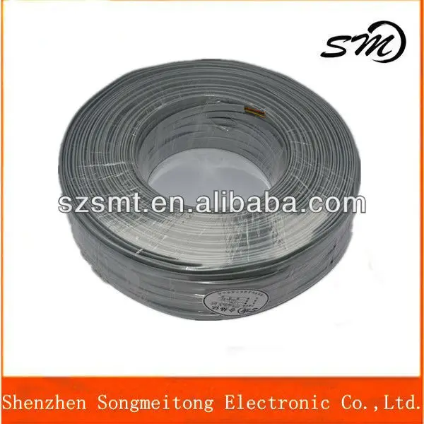 4 Core 28awg Wire Telephone Line Cord Cable With Bc Conductor Rj11 2