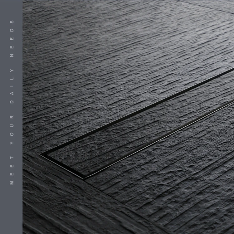 60x8cm De Acero Inoxidable 304 Oculto De Insertar Ducha De Drenaje De