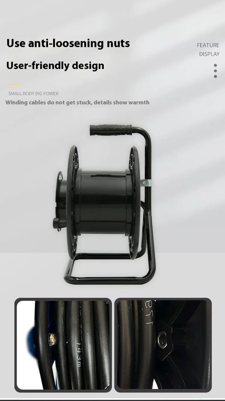 China High Quality UK 4 Socket Extension Cord Reel Manufacturer
