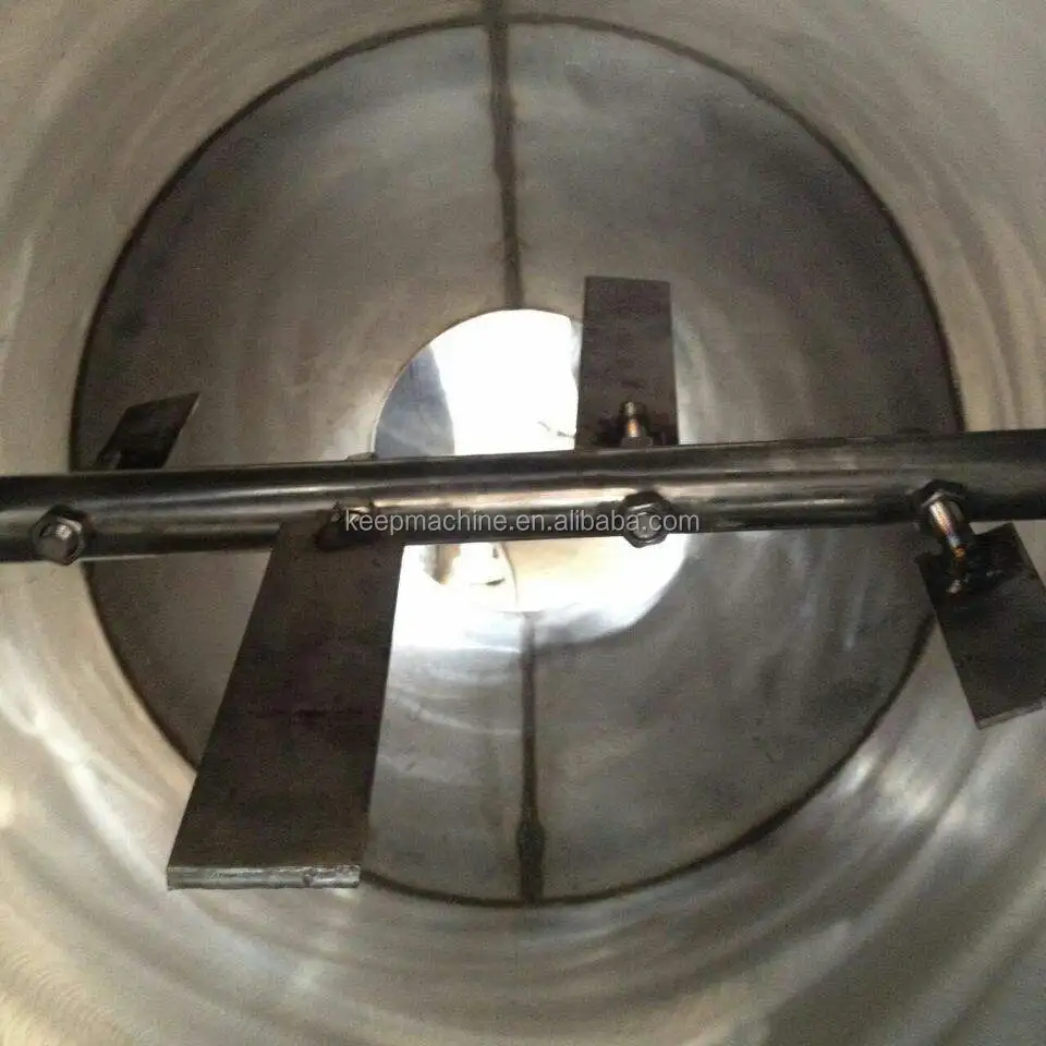 Stainless Steel Powder Drum Mixer For Plastic Herbal Powder W Cone Blender Drum Mixer On Sale