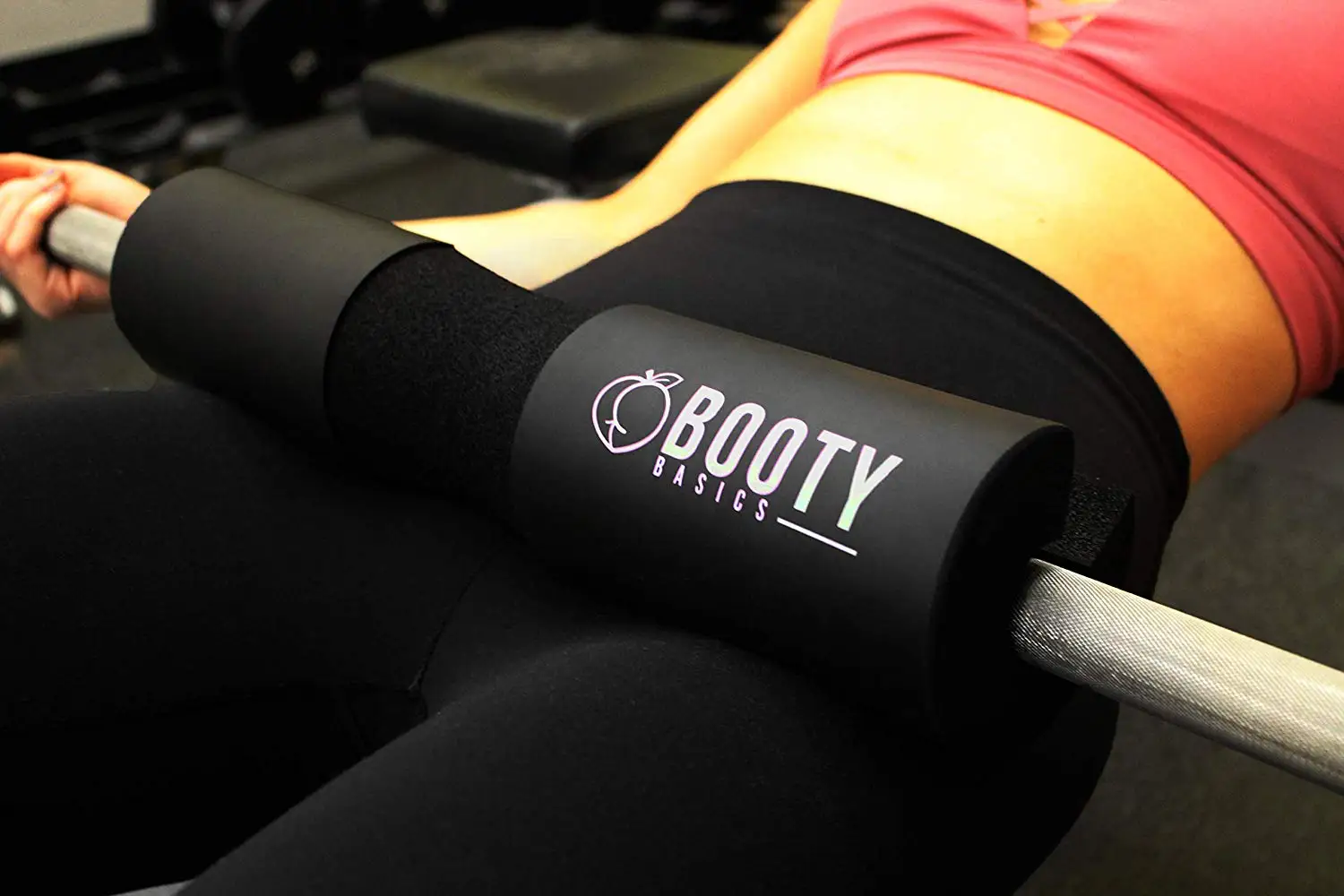 Barbell Pad Set With 2 Gym Ankle Straps Hip Resistance Band For Squats