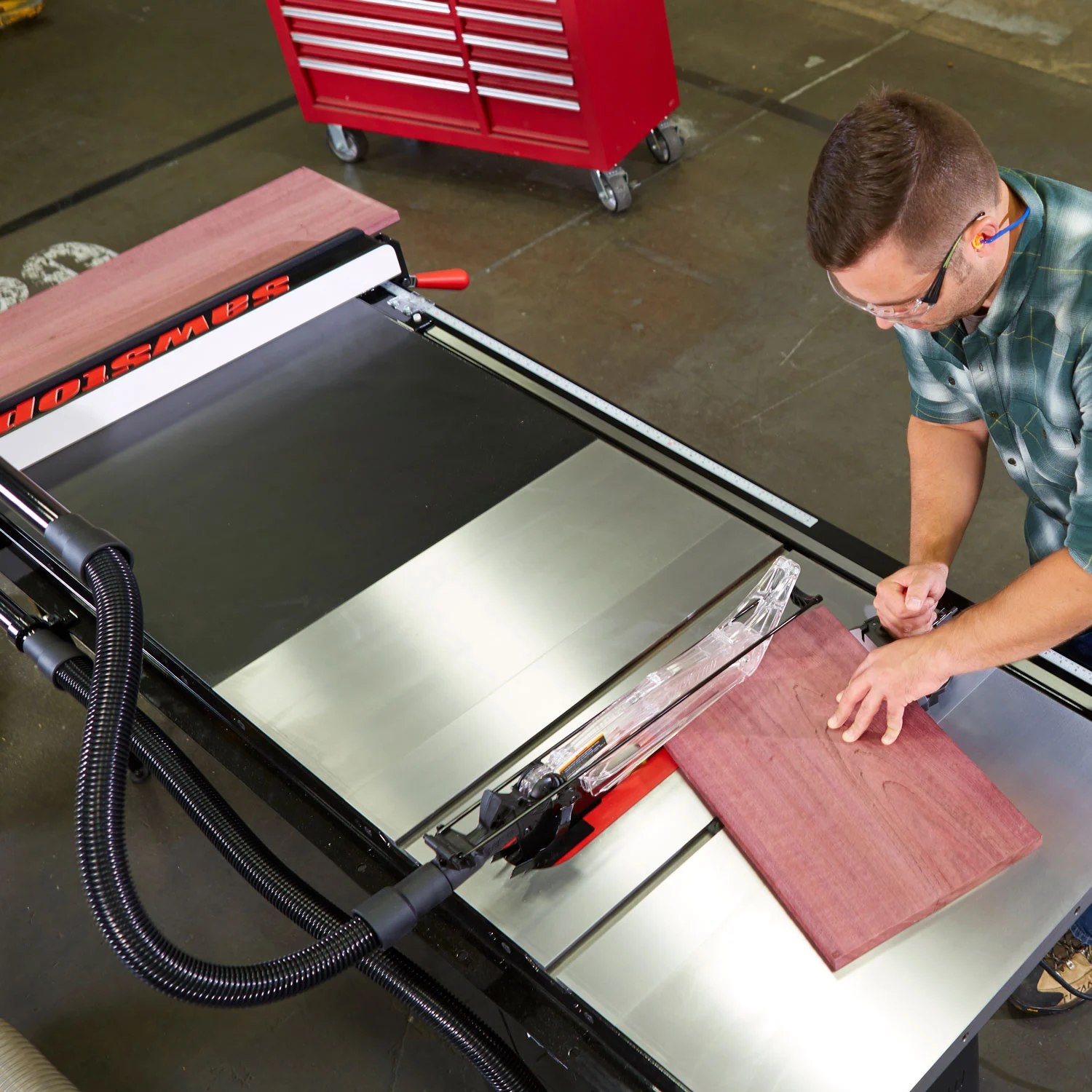 Sawstop 10inch 3hp Professional Table Saw Pcs31230 With 52inch Rip