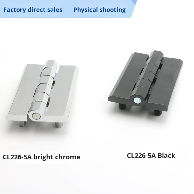 Industrial Heavy-Duty Hinge 226-5A 90*60 Six-Leg Stud Thickened Alloy Hinge Cutting for Heat Sink Distribution Cabinet manufacture