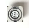 56SO510 round pin SOCKET 500V 5-Pin, 3-Poles 3P+N+E Gland Nut- 10A, 20A Or 32A