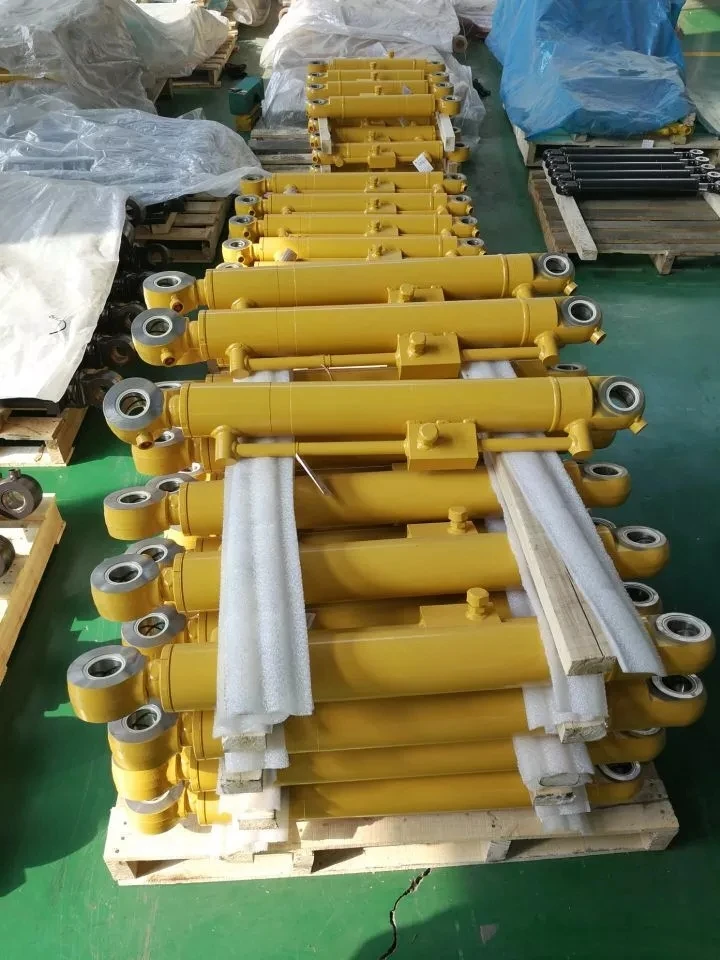 伸缩液压缸自卸车