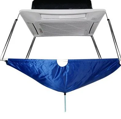2025 Air Conditioner Cleaning Cover Durable Waterproof Set with Flexible Drain Hose for Home Use Q-535 manufacture